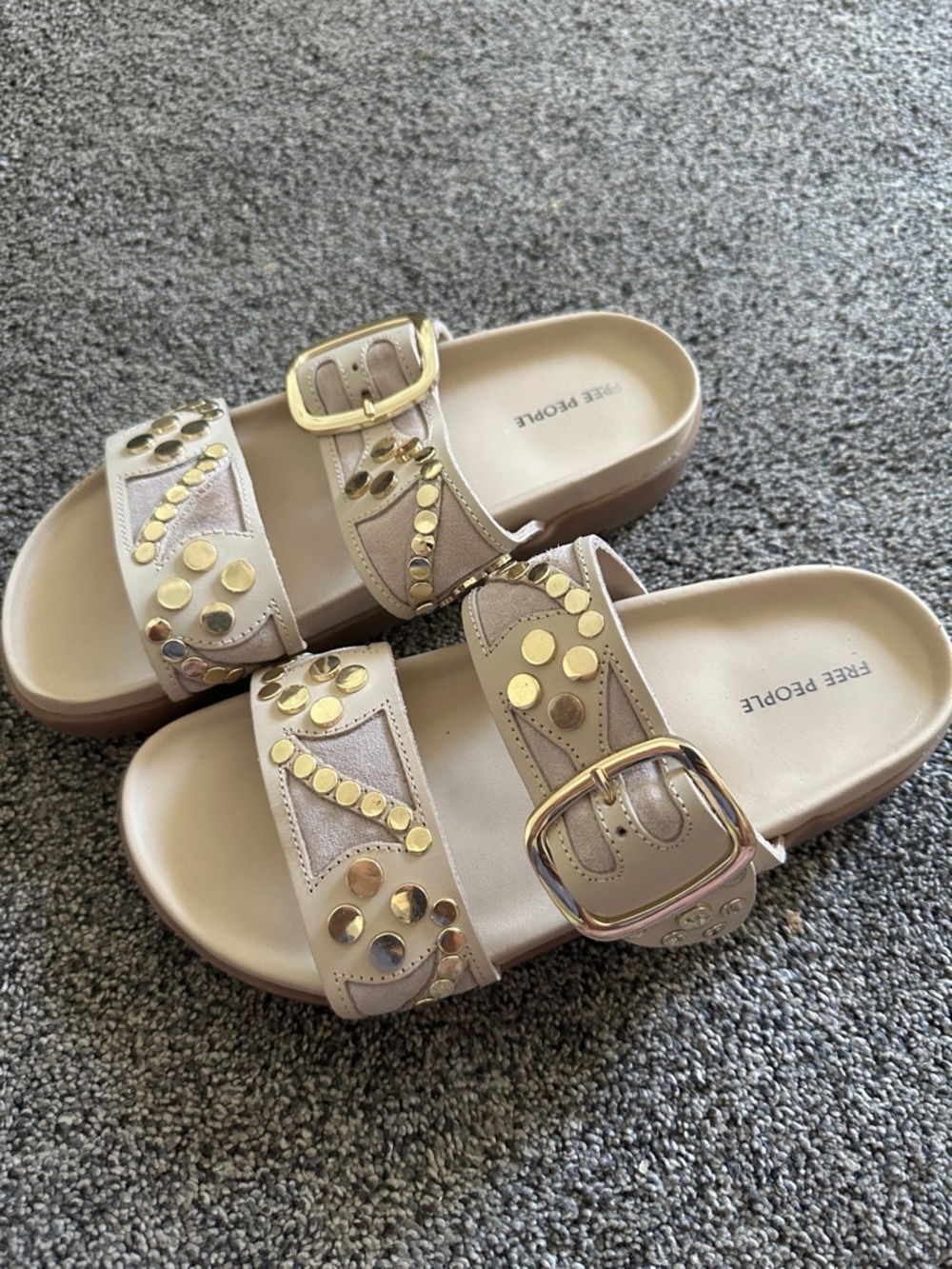 Free People Revelry Studded Sandals. Sz 6 - Picture 2 of 15